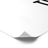 Tele-Bone Funny Bone Telefone Pun Poster (Ecke)