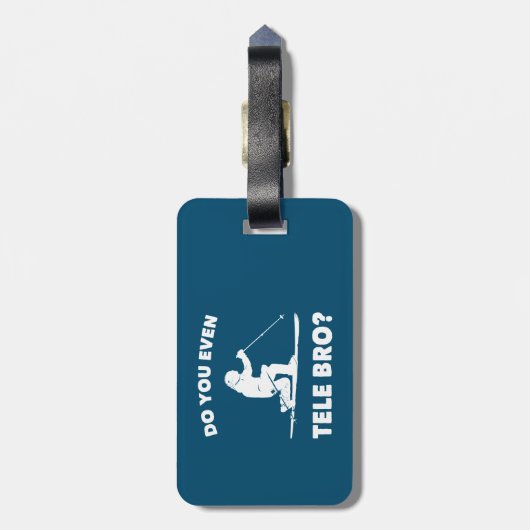 Tele Bro? Gepäckanhänger (Rückseite vertikal)