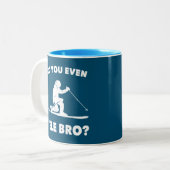 Tele Bro? Zweifarbige Tasse (Vorderseite Links)
