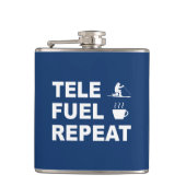 Tele Fuel Repeat Flachmann (Vorderseite)