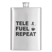 Tele Fuel Repeat Flachmann (Vorderseite)