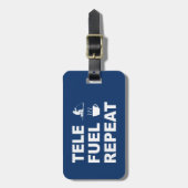 Tele Fuel Repeat Gepäckanhänger (Vorderseite vertikal)
