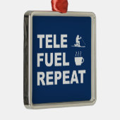 Tele Fuel Repeat Ornament Aus Metall (Rechts)