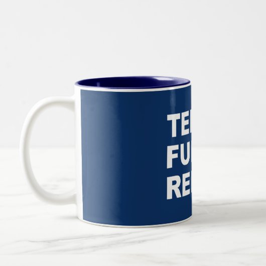 Tele Fuel Repeat Zweifarbige Tasse (Links)