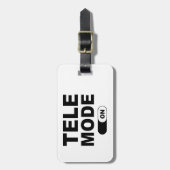 Tele-Modus Ein Gepäckanhänger (Vorderseite vertikal)