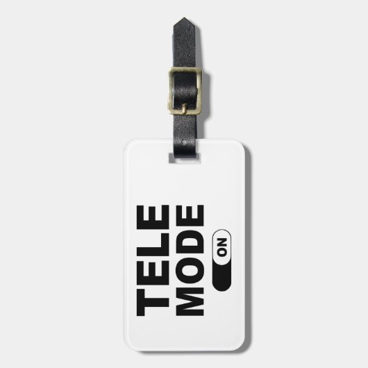 Tele-Modus Ein Gepäckanhänger (Vorderseite vertikal)