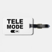 Tele-Modus Ein Gepäckanhänger (Rückseite horizontal)