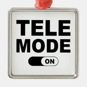 Tele-Modus Ein Ornament Aus Metall