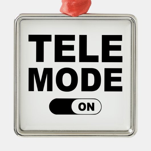 Tele-Modus Ein Ornament Aus Metall (Vorne)
