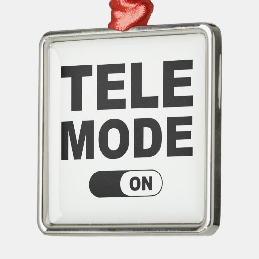 Tele-Modus Ein Ornament Aus Metall (Links)
