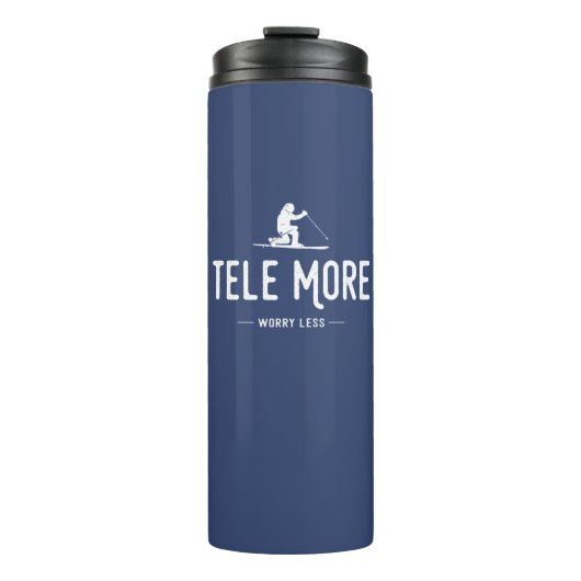 Tele noch mehr Sorgen weniger Thermosbecher (Vorderseite)