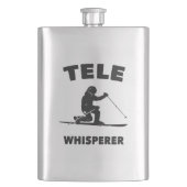 Tele Whisperer Flachmann (Vorderseite)