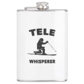 Tele Whisperer Flachmann (Vorderseite)