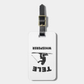 Tele Whisperer Gepäckanhänger (Vorderseite vertikal)