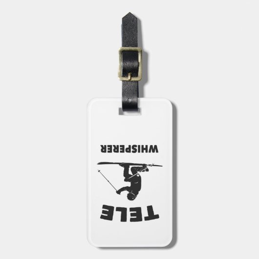 Tele Whisperer Gepäckanhänger (Vorderseite vertikal)