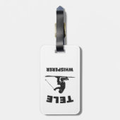 Tele Whisperer Gepäckanhänger (Rückseite vertikal)