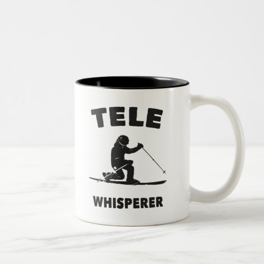Tele Whisperer Zweifarbige Tasse (Rechts)