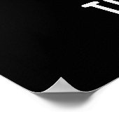 Telebone Funny Bone Telefone Pun Dark BG Poster (Ecke)