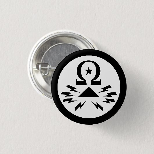 Telecomix Logo-Knopf Button (Vorne & Hinten)