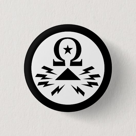 Telecomix Logo-Knopf Button (Vorderseite)