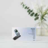 Telefon4 Visitenkarte (Stehend Vorderseite)