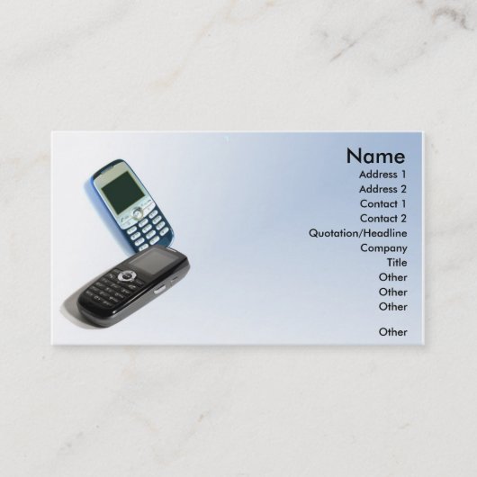 Telefon4 Visitenkarte (Vorderseite)