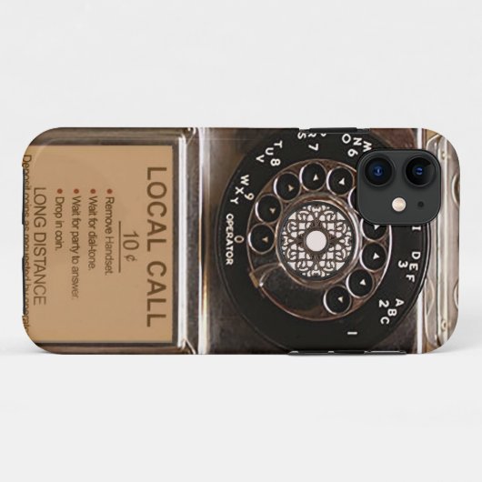 Telefon Antiquitätentelefon robuste Case-Mate iPhone Hülle (Rückseite (Horizontal))