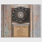 Telefon Antiquitätentelefon robuste Geschenkpapier (Flach)