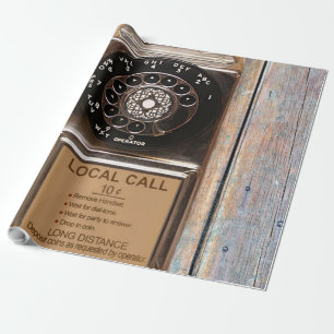Telefon Antiquitätentelefon robuste Geschenkpapier