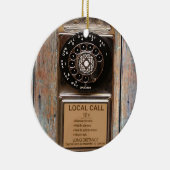 Telefon Antiquitätentelefon robuste Keramik Ornament (Rechts)