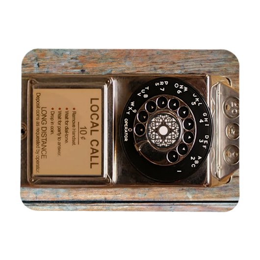 Telefon Antiquitätentelefon robuste Magnet (Horizontal)