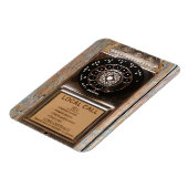 Telefon Antiquitätentelefon robuste Magnet (Linke Seite)