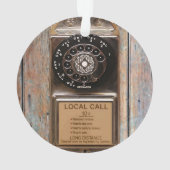 Telefon Antiquitätentelefon robuste Ornament (Rückseite)