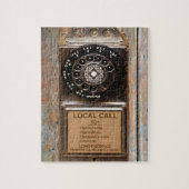 Telefon Antiquitätentelefon robuste Puzzle (Vertikal)