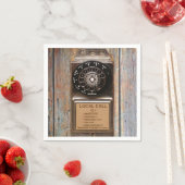 Telefon Antiquitätentelefon robuste Serviette (Beispiel)