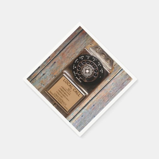 Telefon Antiquitätentelefon robuste Serviette (Ecke)