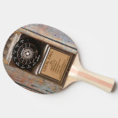 Telefon Antiquitätentelefon robuste Tischtennis Schläger (Seitenansicht)