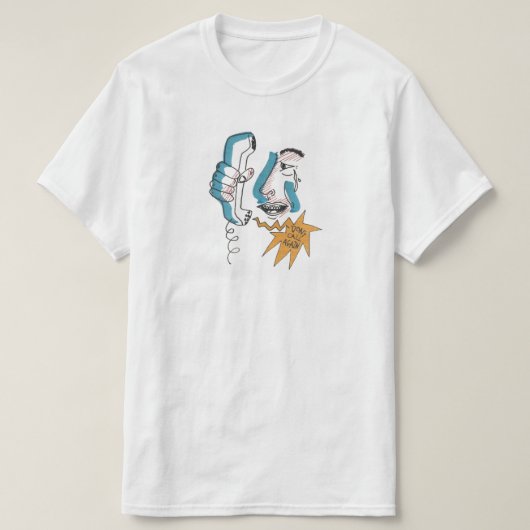 Telefon-Betreiber T-Shirt (Design vorne)