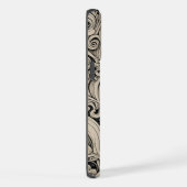 Telefon Bone Scrimshaw Whale iPhone Case Hülle (Rechte Seite)