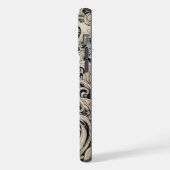 Telefon Bone Scrimshaw Whale iPhone Case Hülle (Linke Seite)