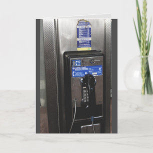 TELEFON BOOTH USA HELLO GREETING CARDS KARTE