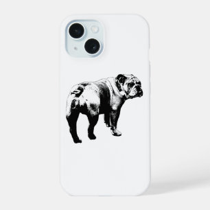 Telefon Bulldogge, kühner Rücken iPhone 15 Hülle