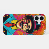 Telefon CaseiPhone 16 Slim Fit Design mit Pee Wee iPhone 16 Hülle (Rückseite (Horizontal))