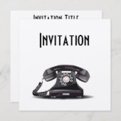 Telefon Einladung (Vorne/Hinten)