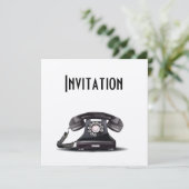 Telefon Einladung (Stehend Vorderseite)