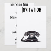 Telefon Einladung (Vorne/Hinten)