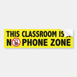 Telefon geben Klassenzimmer frei Autoaufkleber