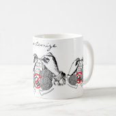 Telefon ist auf Strick Thunder_Cove Kaffeetasse (VorderseiteRechts)