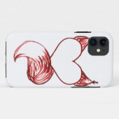 Telefon-Kasten roten Fox Sketchstyle Case-Mate iPhone Hülle (Rückseite (Horizontal))