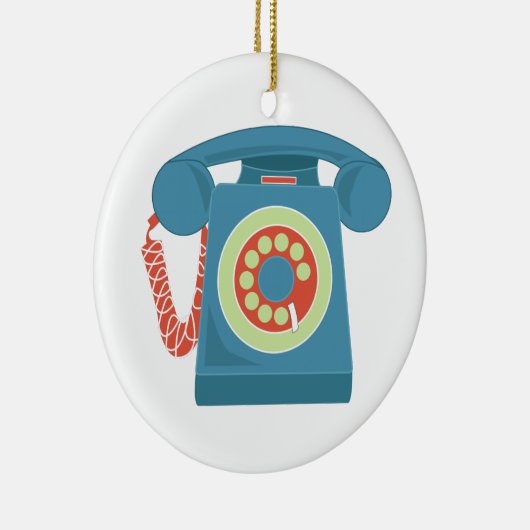 Telefon Keramikornament (Rechts)